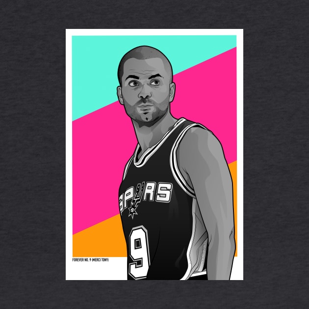 Tony Parker by dbl_drbbl